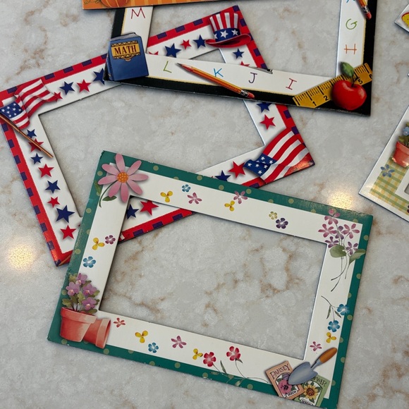Festive Picture Frame Magnets Set - Picture 2 of 13